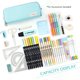 thumbnail image 2 of Estuche para lápices CICIMELON de gran capacidad con 3 compartimentos, color azul claro, 2 of 7
