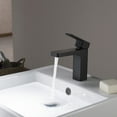 thumbnail image 3 of Kibi Blaze Single Handle Bathroom Vanity Sink Faucet with Pop Up Drain, 3 of 3