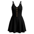 thumbnail image 4 of Casual Dresses for Women Women's Summer Casual Dress Gradual Sleeveless Neck V-Neck Long Dress Black Xxxl, 4 of 6