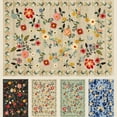 thumbnail image 6 of Pentantan 9'x12' Floral Area Rugs, Machine Washable Rug for Living Room- Soft Indoor Carpet, Low Pile for Bedroom, Dining Room, Playroom, Office, 6 of 8