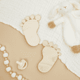 thumbnail image 3 of Pair of DIY Wood Baby Feet 6-inch, Pack of 5 Baby Announcement Sign Prop for Nursery Decor and Baby Shower Decorations, by Woodpeckers, 3 of 6