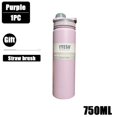 thumbnail image 3 of Botella térmica de acero inoxidable para exteriores de 530/750 ml, gran capacidad, portátil, para deportes, viajes, coche, hervidor de agua, 3 of 5