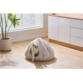 thumbnail image 2 of PetPals Anxiety Calming & Washable Kitten Cat Bed-Rose Hut, 2 of 8