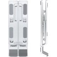 thumbnail image 3 of Aluminum Alloy Laptop Stand, Tablet, Mobile Phone and Book Holder, Foldable, 7 Levels Adjustable, Silver, 3 of 5