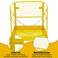 thumbnail image 2 of Homhougo—Safety Cage,36 "Foldable Forklift Work Platform That Can Withstand 1200 Lbs Is Suitable For 1 Or 2 Person Forklift Human Basket For Light Change, Painting, Roof Repair,Tree Service, 2 of 7