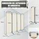 thumbnail image 3 of Costway Biombo Plegable de 4 Paneles Separador de Espacios de Pantalla de Tela para Porche Oficina Sala de Estar 221 x 51 x 188 cm, 3 of 10