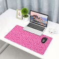 thumbnail image 5 of Bingfone Leopard Large Gaming Mouse Pad,Extended Desk Mousepad with Stitched Edges,Non-Slip Base,Water Resist Keyboard Pad for Gamer, Office & Home, 29.5 x 16 in, 5 of 6