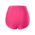 thumbnail image 7 of PEASKJP High Waisted Swim Bottoms Women's High Waisted Bikini Swim Bottoms Full Coverage Tankini Swimsuit Bottoms Dance Briefs (Hot Pink,S), 7 of 7