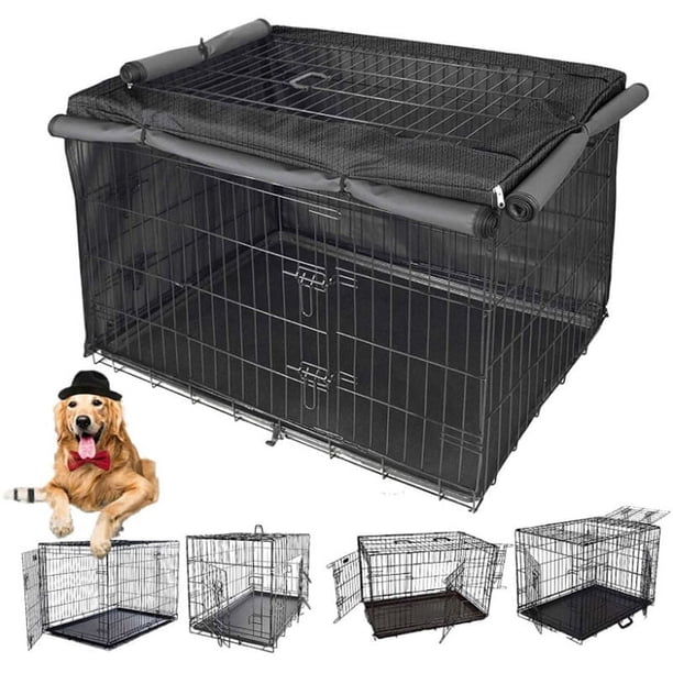 Jaula para Perros Cubierta Protectora Fuerte para Interiores, Jaula para Perros Multifuncional A Prueba de Luz, Material de Tela Oxford 420D (Sin Jaula para Perros) (110 × 73 × 76 cm)