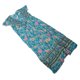 thumbnail image 4 of Vestido cruzado con escote en V para mujer Nikou estampado floral mangas cortas tirantes en la cintura largo de playa verde XL, 4 of 15