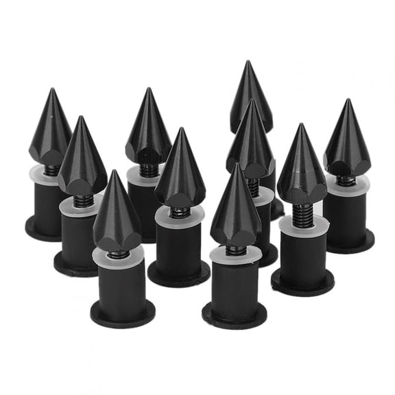 Pernos de punta para parabrisas, tornillos M5, tuercas, accesorios de modificación de motocicleta, color negro