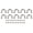 Silver, variant on YAHHU 10 Sets Bag Arch Bridge U Shape Metal D Ring Connector Buckles Shackle for Purses Necklaces Shoulder Bags Hardware DIY Craft Making Accessories (Silver, 0.57 x 0.59 inches / 14.5 x 15 mm)