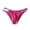 Pink, variant on Men Cross Double Straps Low Rise Briefs Floral Lace Sheer Mesh Sports Underwear Breathable Stretch Comfort Daily Underpants