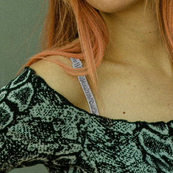 MIPCASE 2 Pairs Charming Lingerie Straps Silver Nylon Adjustable Secure Fit for Women Wedding