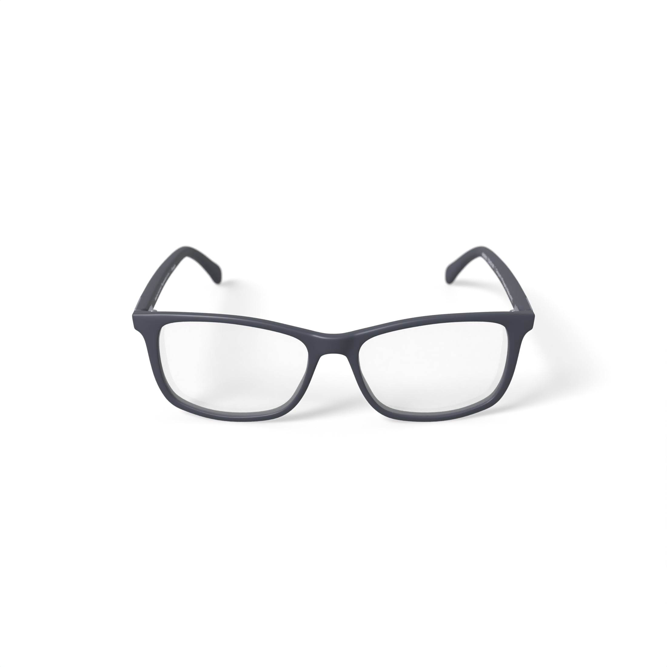 Karun Men's Corcovado Rectangular Prescription Eyeglasses with Case, Black