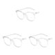 thumbnail image 2 of Jumpingount ABS gafas de moda anti-luz azul estilo SightIn gafas anti-luz azul gafas de ordenador marco transparente Type1 NO1, 2 of 6