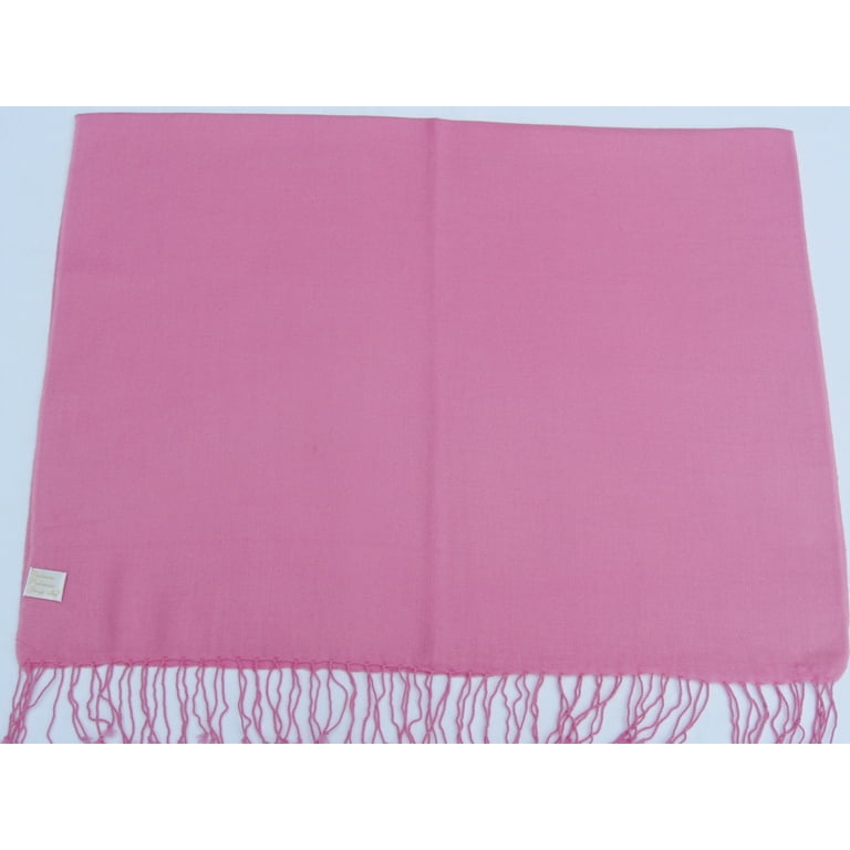 Bubblegum Pink Cashmere Scarf | Pure Pashmina