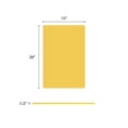 thumbnail image 2 of Excellante 20 x 15 x .5 inch color polyethylene board-yellow, comes in each, 2 of 2
