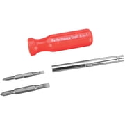 Performance Tool W975 6-in-1 Quick Change Screwdriver With Hex Torque Handle, Chrome Vanadium Steel