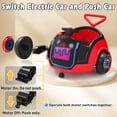 thumbnail image 5 of East doll 12V Electric Ride on Toy with LED Screen, Push Car for Toddler with Remote Control, 360°Spin, 5-Point Safety Belt, 1.3-2.5MPH, Music, Horn, Kids Ride On Toy Ages 1-3, Red, 5 of 8