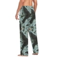 thumbnail image 3 of FORMRS Mens Pajama Pants with Pockets Soft Cotton Sleepwear Lounge Bottoms, Sizes S-2XL, Mystic Crows Pattern, 3 of 7