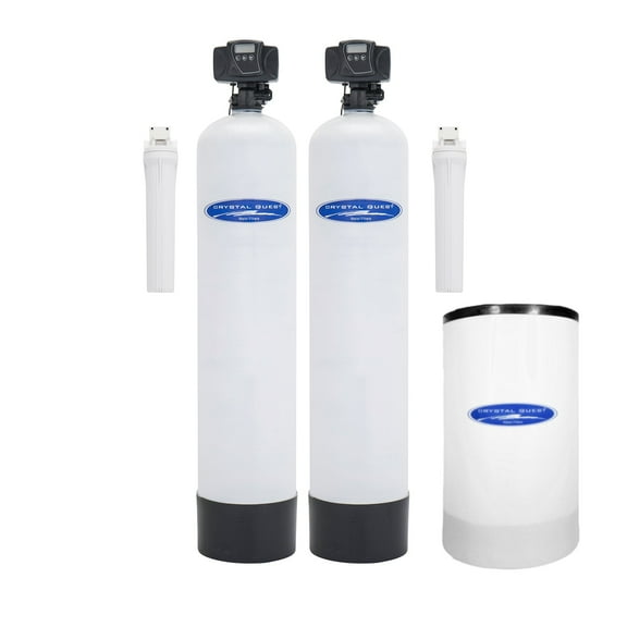 SMART Whole House Water Filter (9-13 GPM) Add Softener Fiberglass 1.5 (Filters 1,000,000 Gallons)