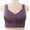 Purple, variant on Clothing Bra Moona Bra For Senior Front Closure Breathable Bra For Seniors Wirefree Bras For Older Women Black