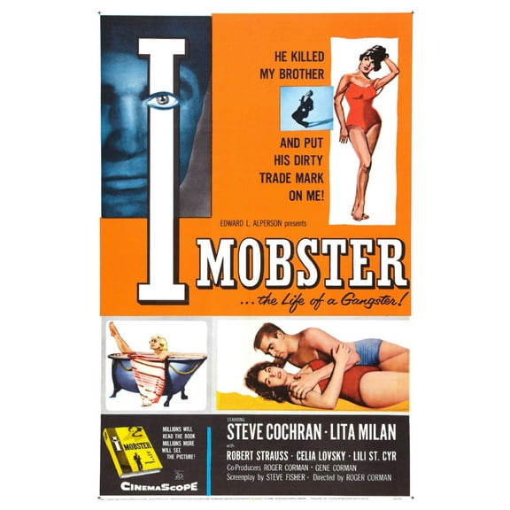I Mobster Poster 12x16 Art Print on Metal Sign 12in x 16in Multi-Color Square Adults Best Posters