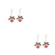thumbnail image 4 of Jumpingount 1 par de pendientes para mujer, cumpleaños, aniversario, escuela, adolescentes, pendientes, fecha, joyería, esposa, regalo personalizado, Tipo 3 2piezas Jumpingount CBP264244, 4 of 5
