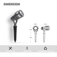 thumbnail image 2 of Malibu Projecteur LED de Prominence Éclairage Paysager à Basse Tension Projecteur Extérieur Étanche pour Allée, Cour, Pelouse, Inondation, Jardin, Extérieur, 2 of 2