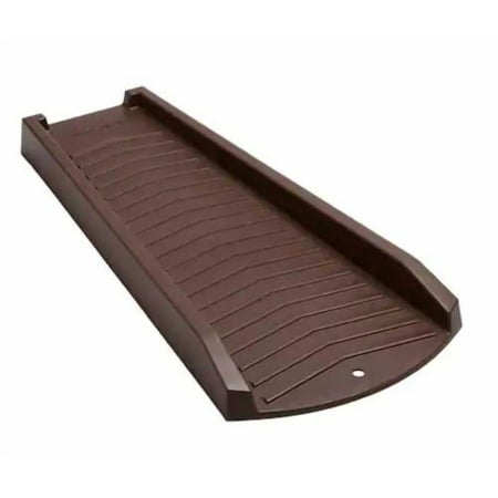 Amerimax 3011 24" Inch x 11" Inch x 2" Inch Brown Vinyl Downspout Splash Block