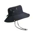 thumbnail image 2 of Sombrero de Pescador Zulema Negro Poliéster Transpirable, 2 of 7