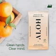 thumbnail image 4 of Toallitas desinfectantes para manos ALOH, naranja dulce, bergamota y aloe, 120 unidades, 4 of 5