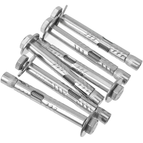 TABLZONE Heavy Duty 304 Stainless Steel External Nut Anchors , 6 Pieces for Home Improvement and Projects