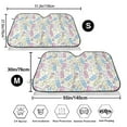 thumbnail image 3 of Balery Cartoon Bunny Print Car Windshield Sun Shade,Windshield Sunshade for Car Pickup Truck SUV Accessories-, 3 of 7