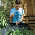 thumbnail image 2 of Tumbleweed Lightweight Stainless Steel Outdoor Compost Bin Container Aerator, 2 of 2