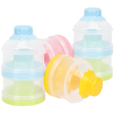 CTIRCHIU Set of 2 Airtight Powder Boxes with Formula Dispenser for Easy Storage