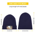 thumbnail image 2 of Tom And Jerry Beanie Men Slouchy Knit Skull Cap Warm Stocking Hats Guys Women Winter Beanie Hat Cuffed Plain Hat, 2 of 8