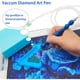 thumbnail image 3 of Kit de Bolígrafo de Vacío para Pintura con Diamantes, Bolígrafo Eléctrico con Bandeja de Almacenamiento, para Manualidades 5D con Cuentas de Diamantes de Imitación., 3 of 5