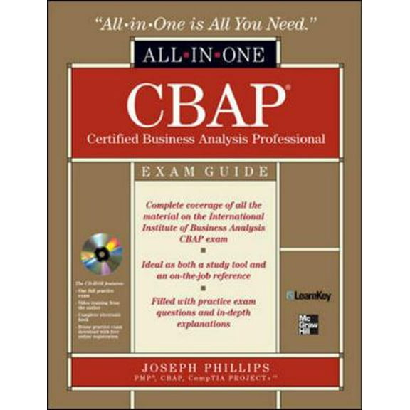 Pre-Owned CBAP Certified Business Analysis Professional All-in-One Exam Guide with CDROM (Hardcover) 0071626697 9780071626699