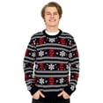 thumbnail image 4 of Deadpool Holiday Snow Stripes Ugly Christmas Sweater, 4 of 4
