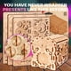 thumbnail image 2 of Juego 3 en 1 de Wooden Puzzle Secret Treasure Box 3D ESC WELT, 2 of 6