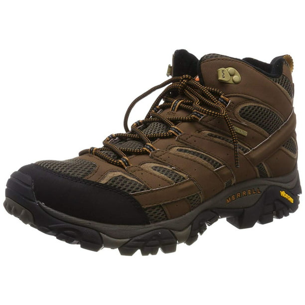 Merrell - Merrell Men's Moab 2 Mid Gtx Hiking Boot, Earth, Size 10.5 ...