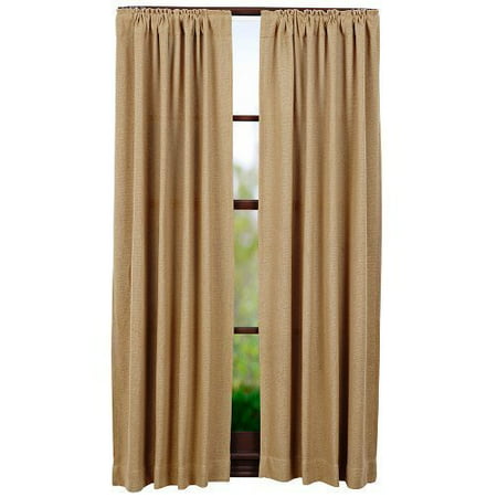 1PC Burlap Natural Cotton Window Panels Fully Stitched With Rod Pockets in Multiple Sizes (Best Pocket Sized Vape)