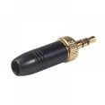 thumbnail image 4 of EIMELI 2pcs 3.5mm Plugs Metal Connector with M6 Internal Thread for Lavalier Wireless Microphone, 4 of 7