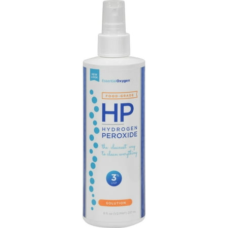 Essential Oxygen Hydrogen Peroxide 3% - Food Grade Spray - 8 oz