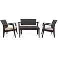 thumbnail image 2 of Rainbow RBO-ALASKA-ANT-4PC-CUSH-CRM Alaska 4 Piece Seating Set with Cushion - Anthracite, 2 of 2