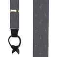 thumbnail image 2 of SuspenderStore Jacquard Woven Diamond Suspenders - 1.38-Inch Wide Elastic - Button - 6 Colors & 2 Sizes, 2 of 4