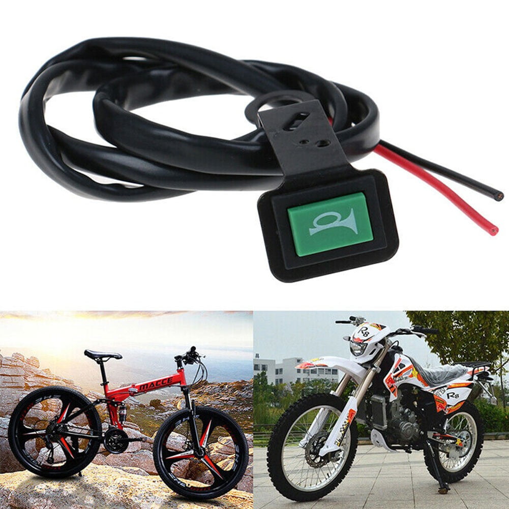 Electric Bicycle Horn Signal Switch Button Motorcycle Scooter Bike