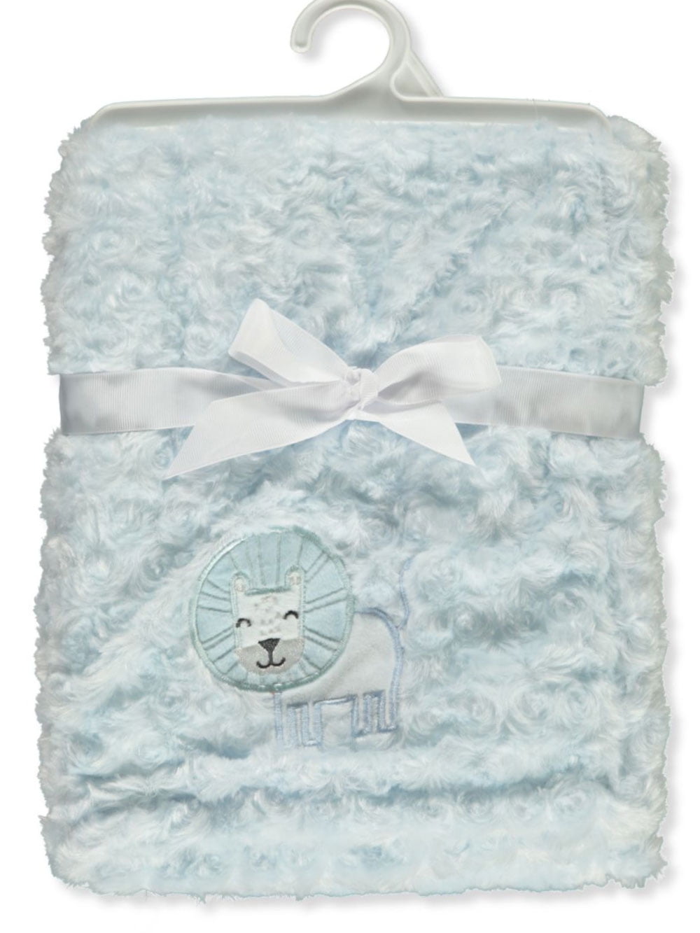 Bon Bebe Baby Boys' Plush Baby Blanket light blue, one size